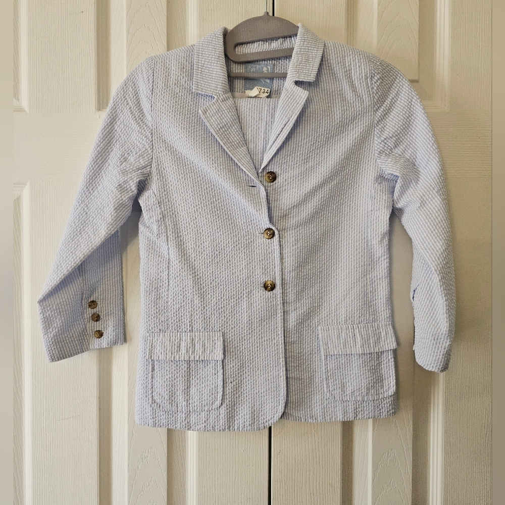 Classic Light Blue Kids Blazer